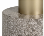 Monaco Coffee Table, Gold  / Marble & Charcoal Grey