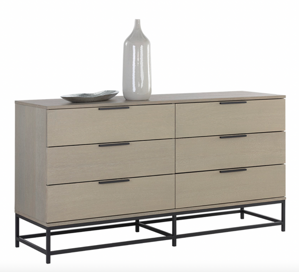 Rebel Dresser, Black / Taupe