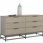 Rebel Dresser, Black / Taupe