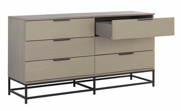 Rebel Dresser, Black / Taupe