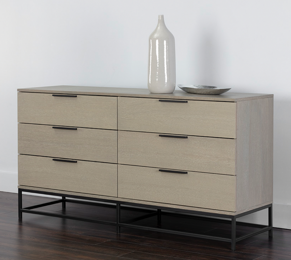 Rebel Dresser, Black / Taupe