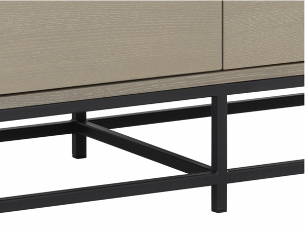 Rebel Dresser, Black / Taupe