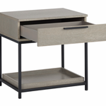 Rebel Petite Nightstand, Black / Taupe