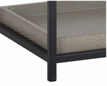 Rebel Petite Nightstand, Black / Taupe