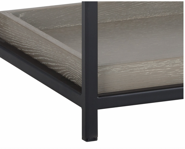 Rebel Petite Nightstand, Black / Taupe