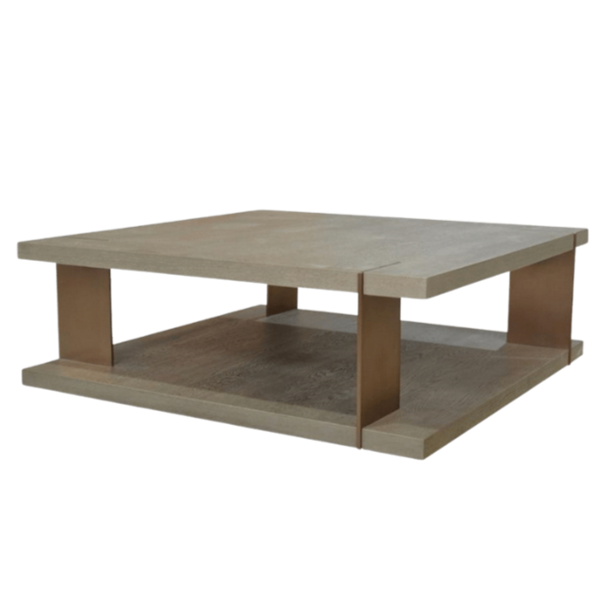 Carmella Square Coffee Table, 47"W x 47"D x 16"H