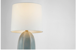 Melanie Table Lamp, Sky Gray