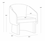 Lauryn Lounge Chair - Danny Amber