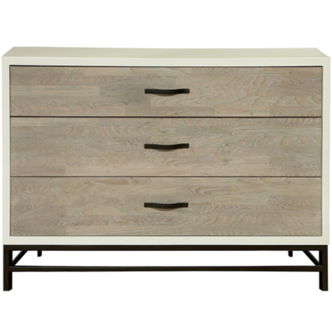 Spencer Dresser - Gray, 56"W x 18"D x 35"H