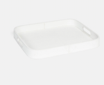 Brisbane Rectangular Tray, Bright White