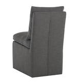Glenrose Wheeled Dining Chair, Effie Smoke