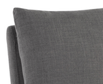 Glenrose Wheeled Dining Chair, Effie Smoke