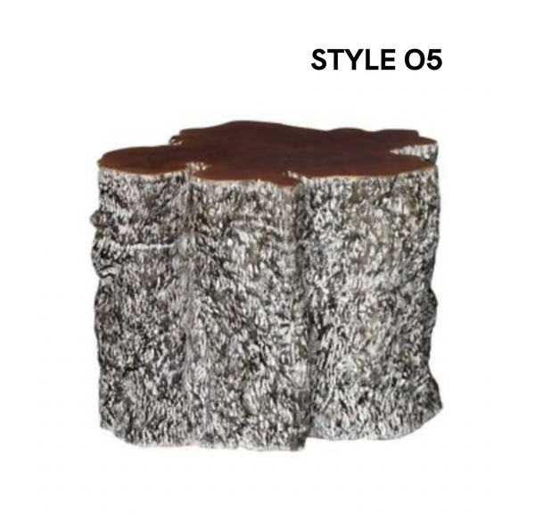 Lychee Burle Side Table, 3 Styles