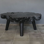 Lychee Burle Cocktail Table, Charcoal, 50"L x 35"W x 18"H