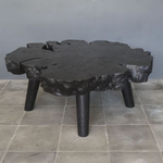 Lychee Burle Cocktail Table, Charcoal, 50"L x 35"W x 18"H