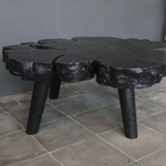 Lychee Burle Cocktail Table, Charcoal, 50"L x 35"W x 18"H