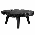 Lychee Burle Cocktail Table, Charcoal, 50"L x 35"W x 18"H