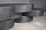 Puzzle Coffee Table, 74"L x 47"W x 16"H