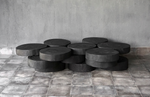 Puzzle Coffee Table, 74"L x 47"W x 16"H