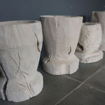 Weathered Teak Lumpang, 2 Sizes