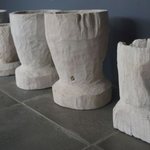 Weathered Teak Lumpang, 2 Sizes