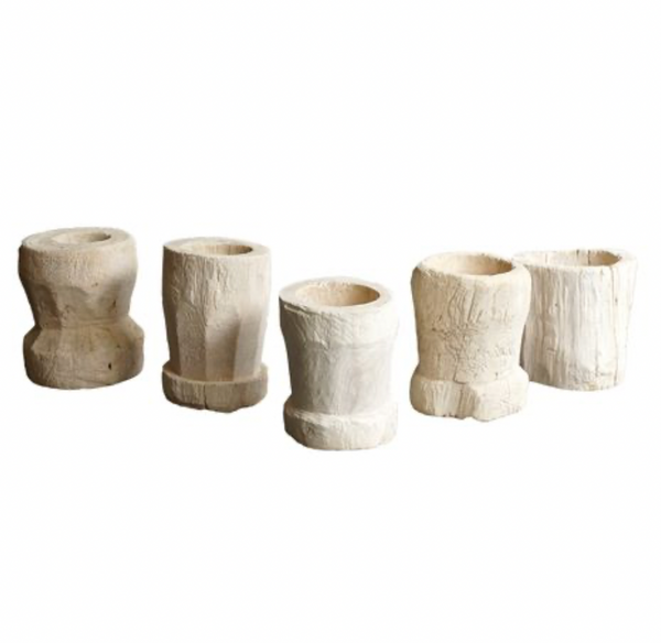 Weathered Teak Lumpang, 2 Sizes