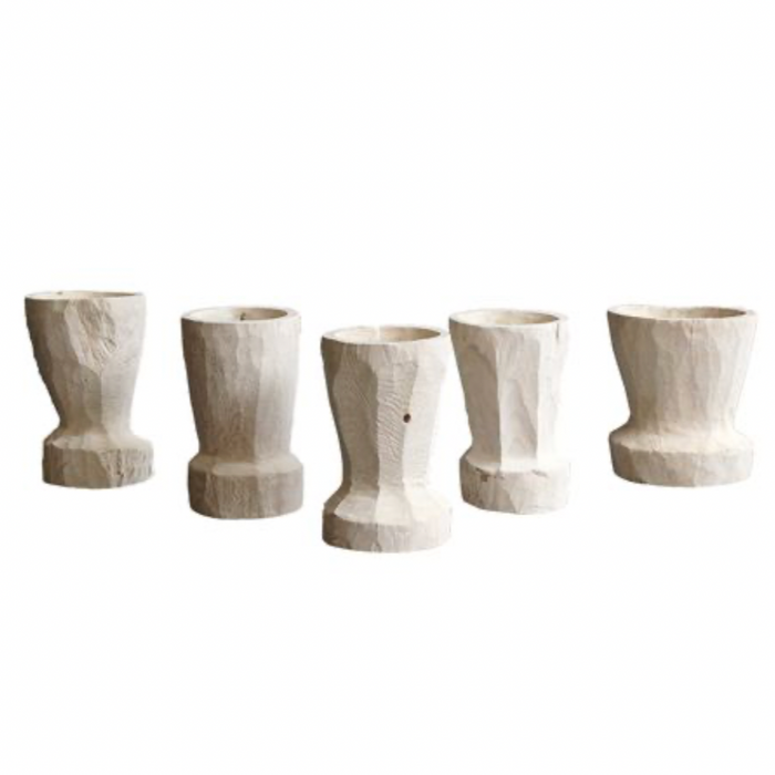 Weathered Teak Lumpang, 2 Sizes