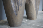 Erosion Teak Vase