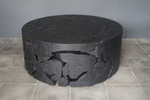 Charcoal Rustic Teak Part Table, 40"L x 40"W x 16"H