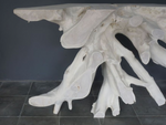 Teak Root Console in Weathered Finish-01, 59"L x 18"W x 32"H