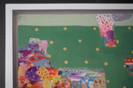 Original Abstract Painting on Canvas by Iskandar (2022)- S15, 18"L x 18"W