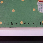 Original Abstract Painting on Canvas by Iskandar (2022)- S15, 18"L x 18"W