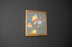 Original Abstract Painting on Canvas by Iskandar (2022)- S19, 18"L x 18"W