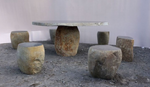 Stone Table and Stools