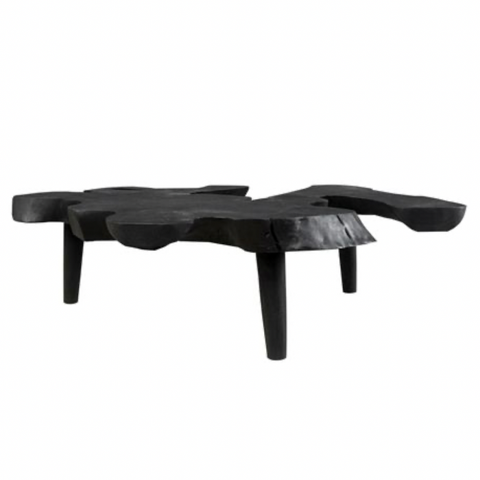 Large Free Form Style Cocktail Table, 77"L x 71"W x 19"H