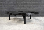 Large Free Form Style Cocktail Table, 77"L x 71"W x 19"H