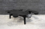 Large Free Form Style Cocktail Table, 77"L x 71"W x 19"H