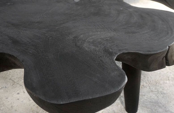 Large Free Form Style Cocktail Table, 77"L x 71"W x 19"H