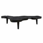 Large Free Form Style Cocktail Table, 93"L x 39"W x 18"H