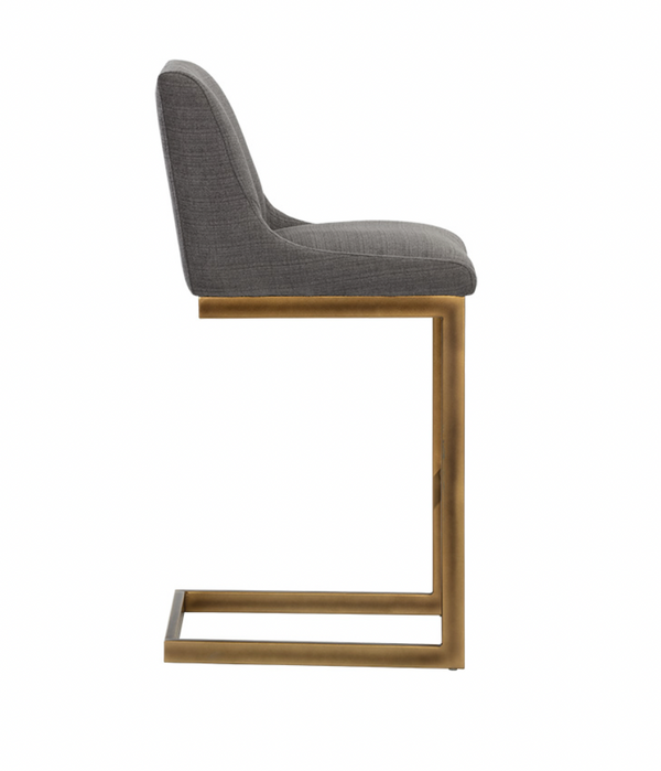 Holly Barstool, Zenith Graphite Grey