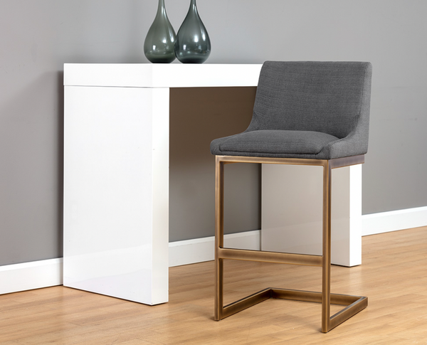 Holly Barstool, Zenith Graphite Grey