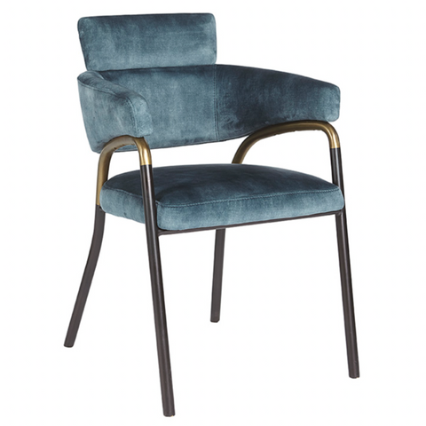 Sharqui Dining Armchair, Nono Petrol