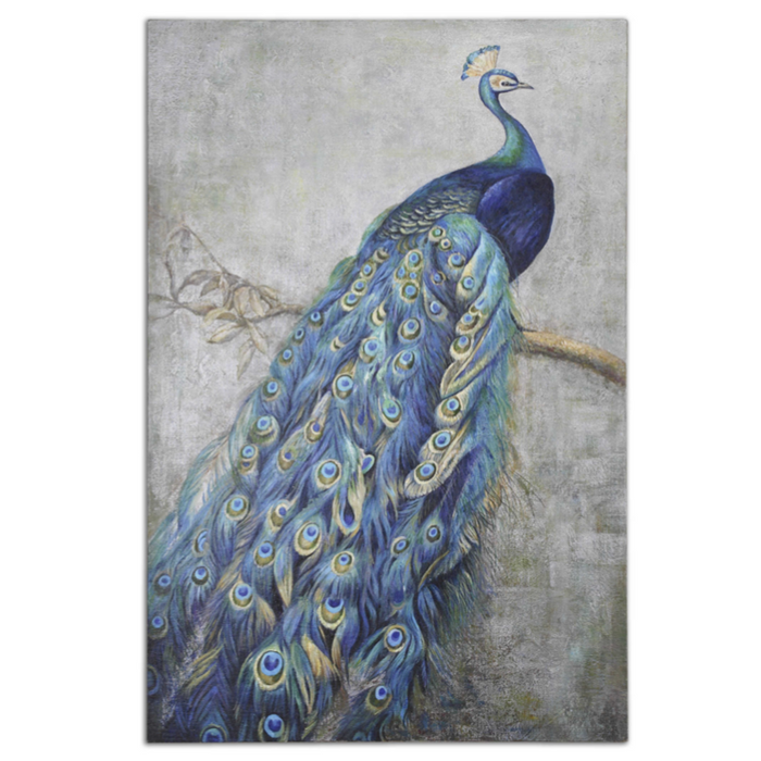 Proud Papa- Hand Painted Canvas, 48"W x 72"H