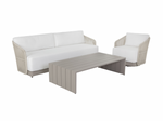 Verin Coffee Table- Greige, 60"W x 31.25"D x 16"H