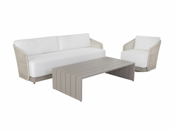 Verin Coffee Table- Greige, 60"W x 31.25"D x 16"H