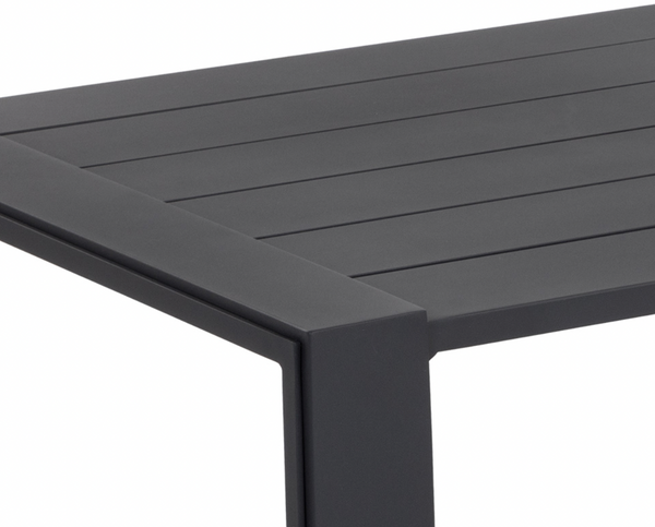 Grado Coffee Table- Charcoal, 56"W x 31.75"D x 15.50"H