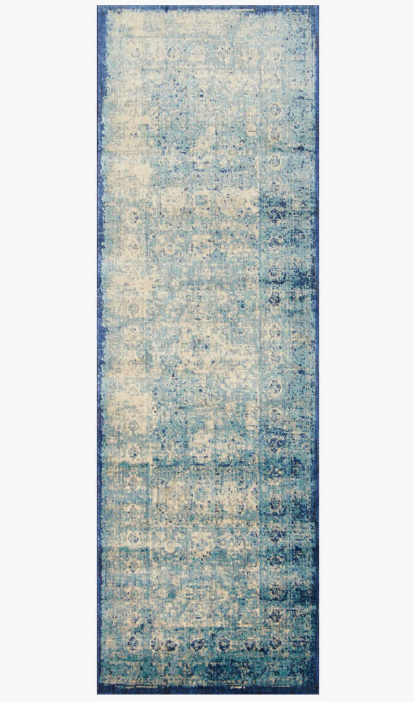 Anastasia- 14, Light Blue/ Ivory