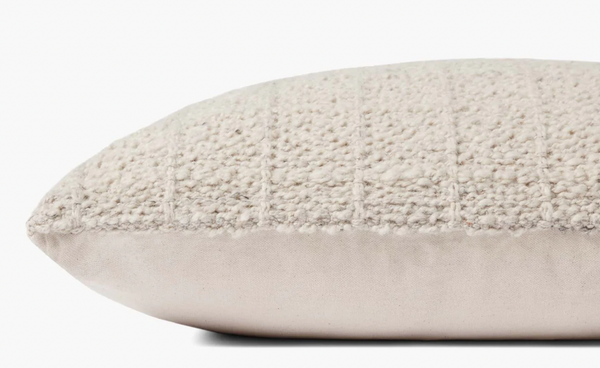 Pmh0018 Ivory, 22" x 22", Magnolia Home by Joanna Gaines × Loloi