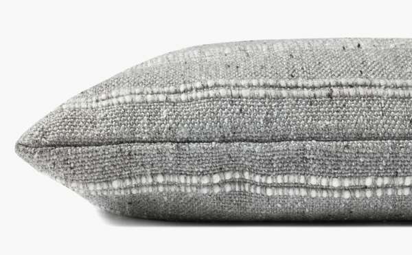 Pmh0026 Grey, 22" x 22", Magnolia Home by Joanna Gaines × Loloi, Magnolia Home by Joanna Gaines × Loloi