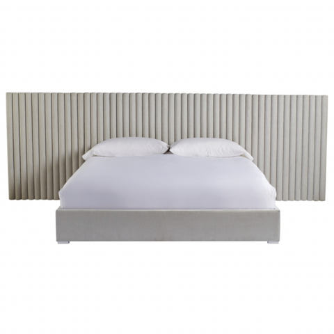 Modern Decker Wall Bed with Panels, King